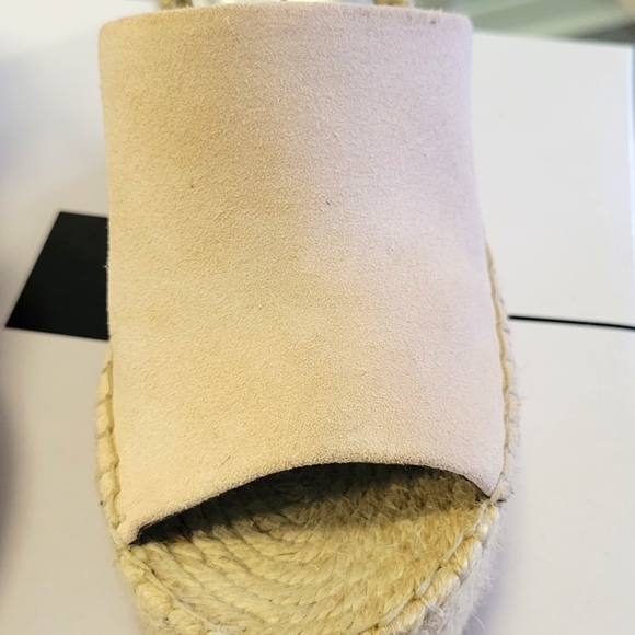 Dolce Vita Straw Women's Platform Wedge Espadrille Sandals. Light pink. Size 8 - Picture 11 of 16